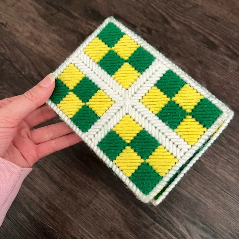 Vintage Knit Deck of Cards + Keepsake Box Baylor Packers